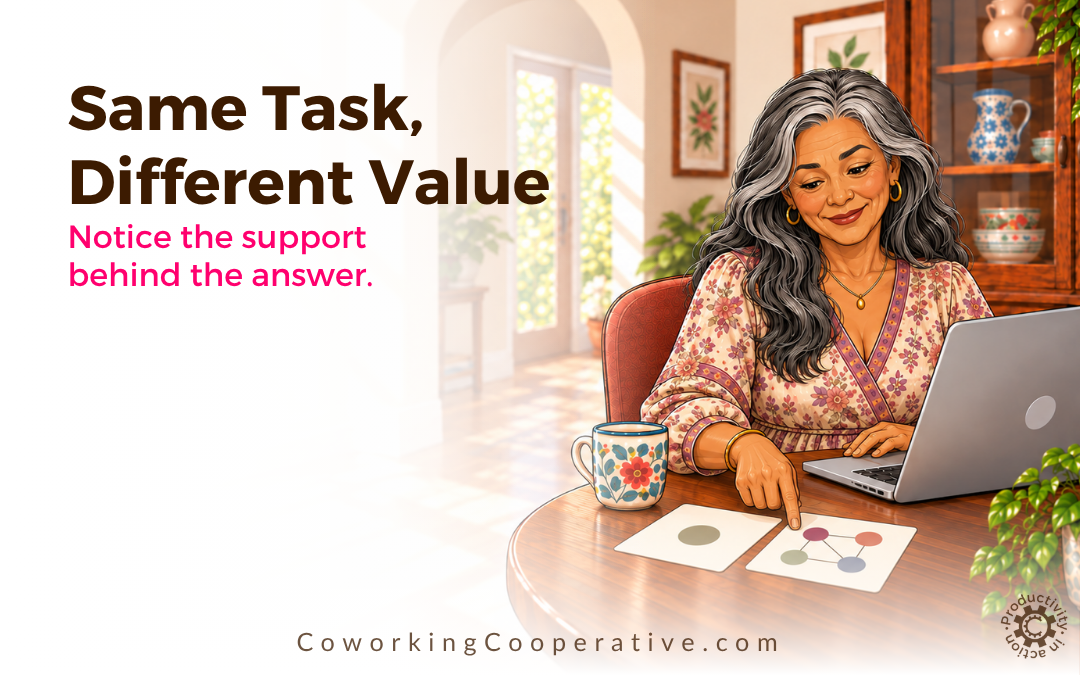 Same Task, Different Value